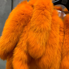 Genuine Fox Fur Tails Bolero