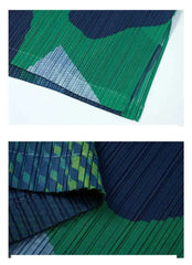 Premium Pleated Geometric Skirt