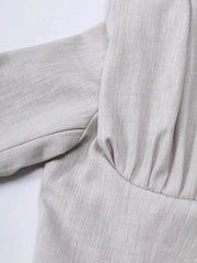 Luxury Draped Cape Blazer