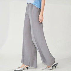 Luxe Japanese Plisse Trousers