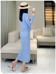 Truly Pleated Cardigan & Dress Set