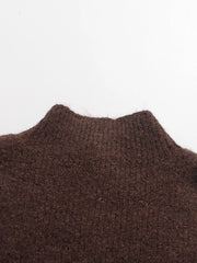 Luxe Wool-Blend Knit Dress Set