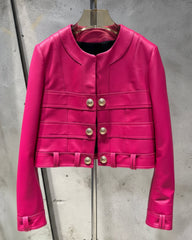Couture Lambskin Leather Jacket