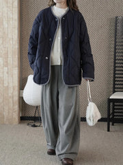 Premium Diamond-Quilted Jacket