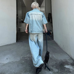 Men's Japanese Denim Relaxed Fit Set