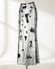 Couture Sequin Maxi Skirt
