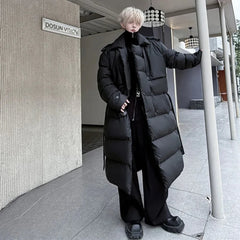 Men's Luxury Long Length Puffer Parka