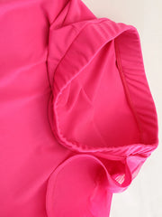 Luxury Asymmetrical Ruffle Skirt