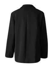 Luxe Feather & Bead Oversized Blazer