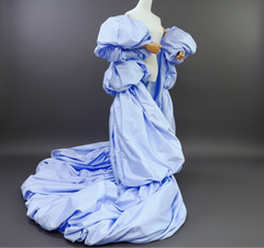 Couture Floor-Length Evening Cape