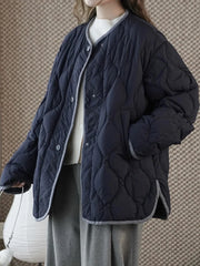 Premium Diamond-Quilted Jacket