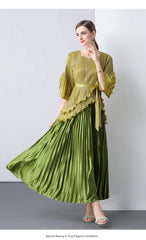 Truly Pleated Top with Luxury Skirt