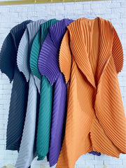 Truly Pleated Plisse Coat