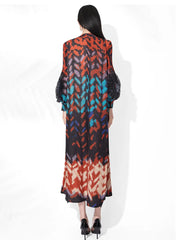 Luxury Geometric Plissé  Dress
