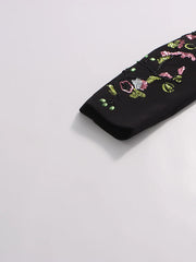 Luxury Floral & Sequin Blazer