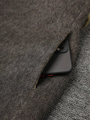 Premium Wool-Blend Hooded Coat