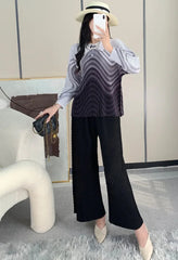 Signature Pleated Polo Top