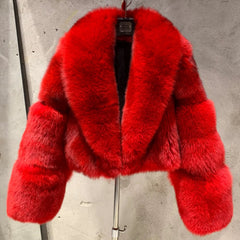 Women's Fox Fur Bomber