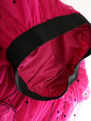 Couture Polka Dot Tulle Skirt