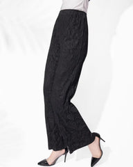 Luxury Pleated Crinkled Trousers
