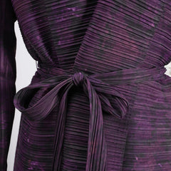 Luxury Pleated Longline Duster