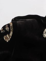 Luxury Velvet Cropped Jacket