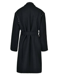 Luxurious Topstitch Oversized Coat