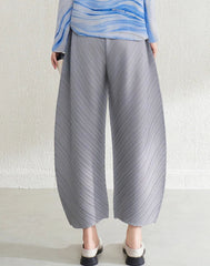 Luxury Pleated Cropped Trousers