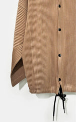 Luxury Plissé Pleated Jacket