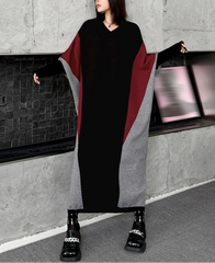 Avant-Garde Cocoon Knit Dress