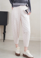 Luxury Tapered Pleated Pants