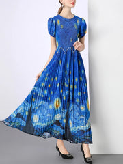 Truly Plissé Starry Night Dress