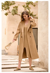 Luxury Cashmere Wool Long Coat