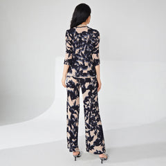 Luxury Formal Pleats Pant Set