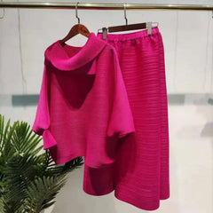 Japanese Plisse Top & Pant Set