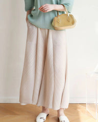 Luxury Plissé Palazzo Pants