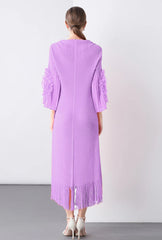Luxury Cocktail Pleats Dress
