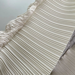 Luxury Bubble Sleeve Pleated Coat