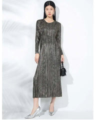 Luxury Pleated Cocktail Dress
