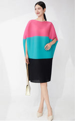 Elegant Pleated Tunic Dress