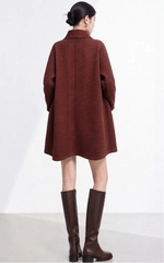 Luxury Pleated Blouse Cardigan