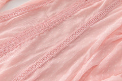 Women's Designer Pink Chiffon Dress