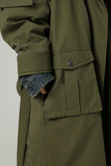 Men's Ultra Oversized Full-Length Trench Coat