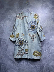 Couture Beaded Floral Coat