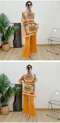 Premium Plisse Blouse & Pants