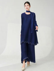Luxury Pleated Trouser 2-Piece Set