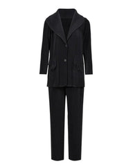 Luxury Micro-Pleated Pants Set