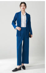 Luxury Plissé Blazer & Trousers