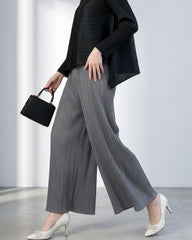 Luxury Pleated Palazzo Trousers