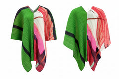 Geometric Pleated Tunic Top